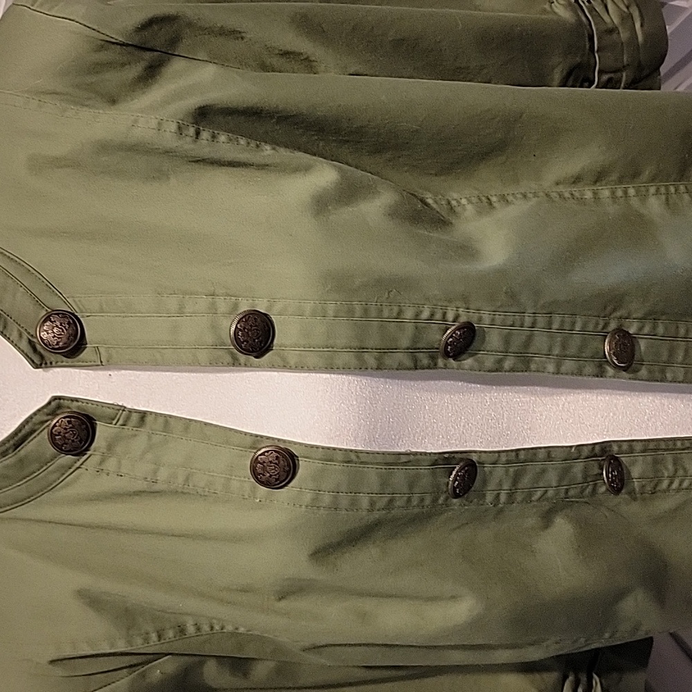 Dress Barn Olive Green Military Style Dress Jacket Size 18/20 - Picture 2 of 5